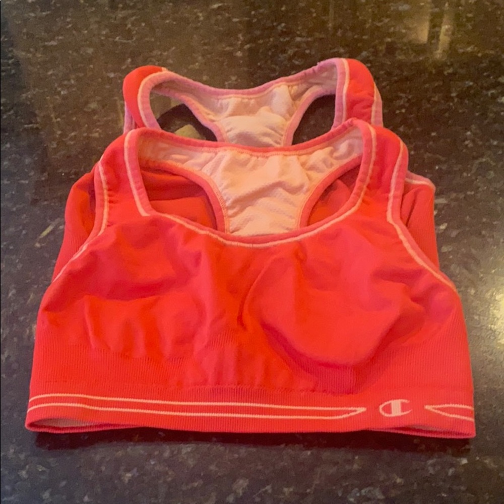 2 Champion sports bras for the price of one